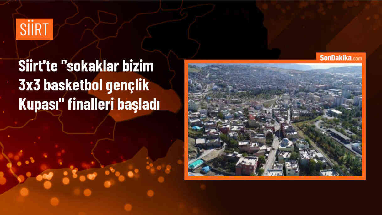 Siirt\'te Sokaklar Bizim 3x3 Basketbol Gençlik Kupası Finalleri Başladı