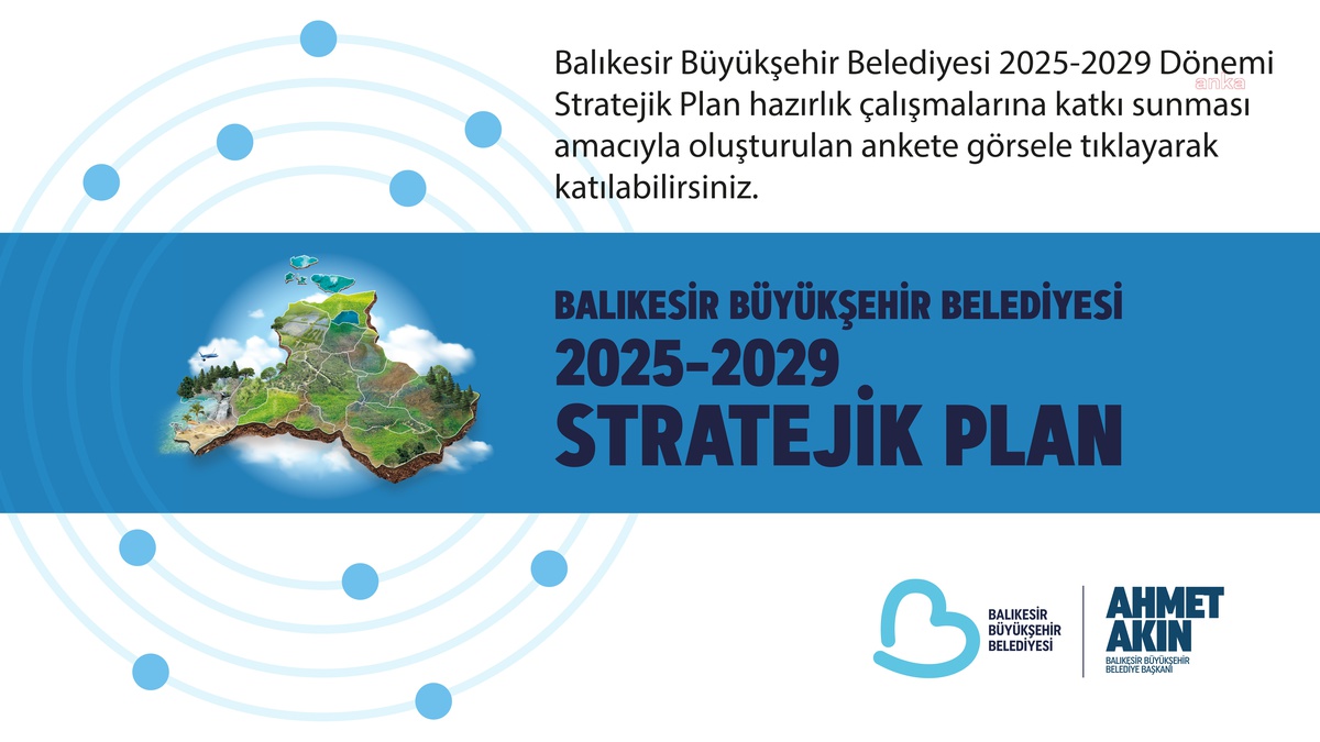 Balıkesir Büyükşehir Belediyesi Vatandaş ve Memnuniyet Anketi Açtı
