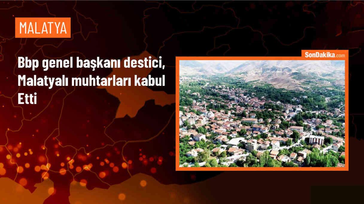 BBP Genel Başkanı Mustafa Destici, Malatyalı muhtarlarla bir araya geldi