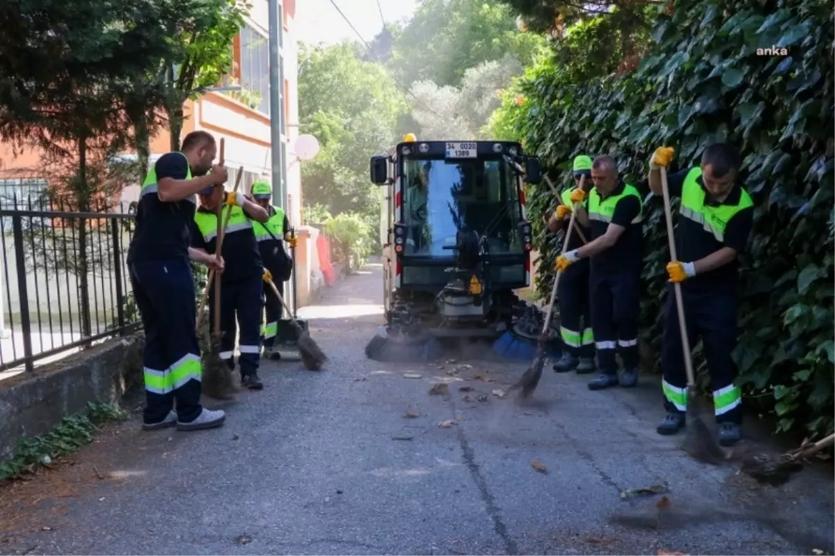 Beykoz Belediyesi Göztepe Mahallesi\'ni Şok Temizlikle Güzelleştirdi