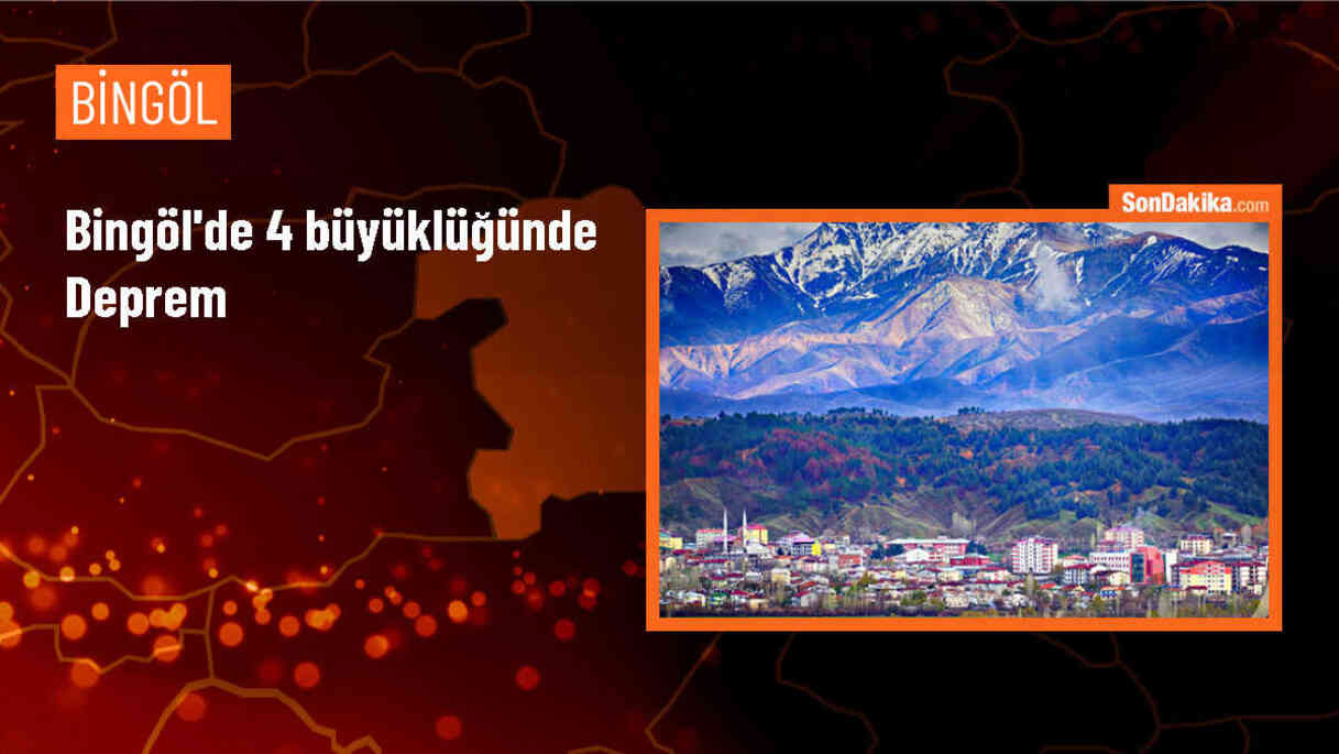 Bingöl\'ün Karlıova ilçesinde 4 büyüklüğünde deprem meydana geldi