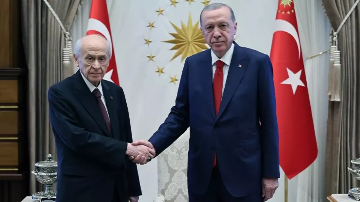 Cumhurbaşkanı Erdoğan ile Bahçeli arasındaki görüşme sona erdi