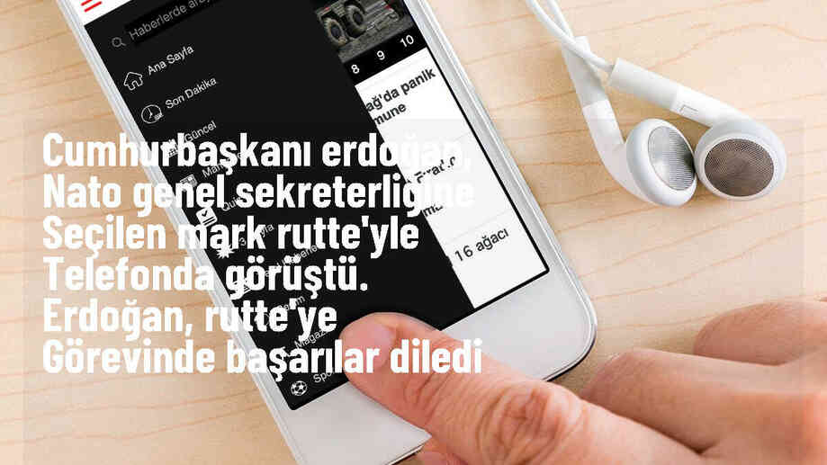 Cumhurbaşkanı Erdoğan, NATO Genel Sekreterliğine seçilen Mark Rutte\'yle görüştü