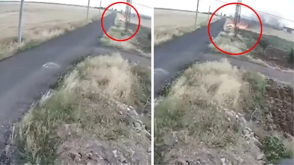 Diyarbakır\'da elektrik tellerinden sıçrayan kıvılcım, onlarca dönüm tarım arazisini kül etti