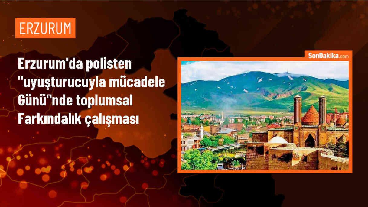 Erzurum\'da Uyuşturucuyla Mücadele Günü Etkinliği