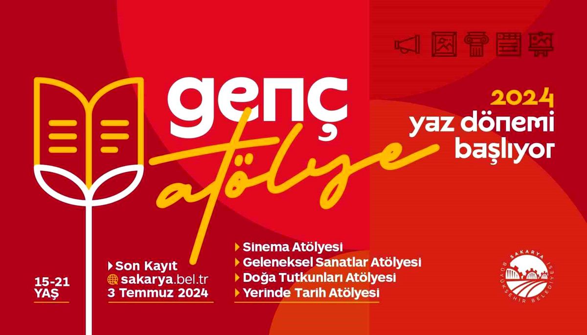 Sakarya Büyükşehir Belediyesi Genç Atölye Eğitimleri Başlıyor