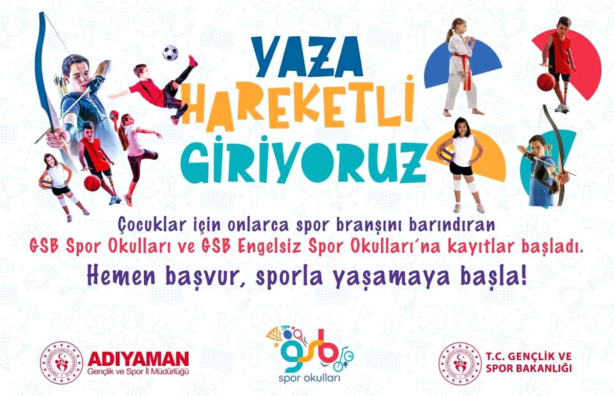 Adıyaman\'da Gençlere Ücretsiz Spor Okulları Açıldı