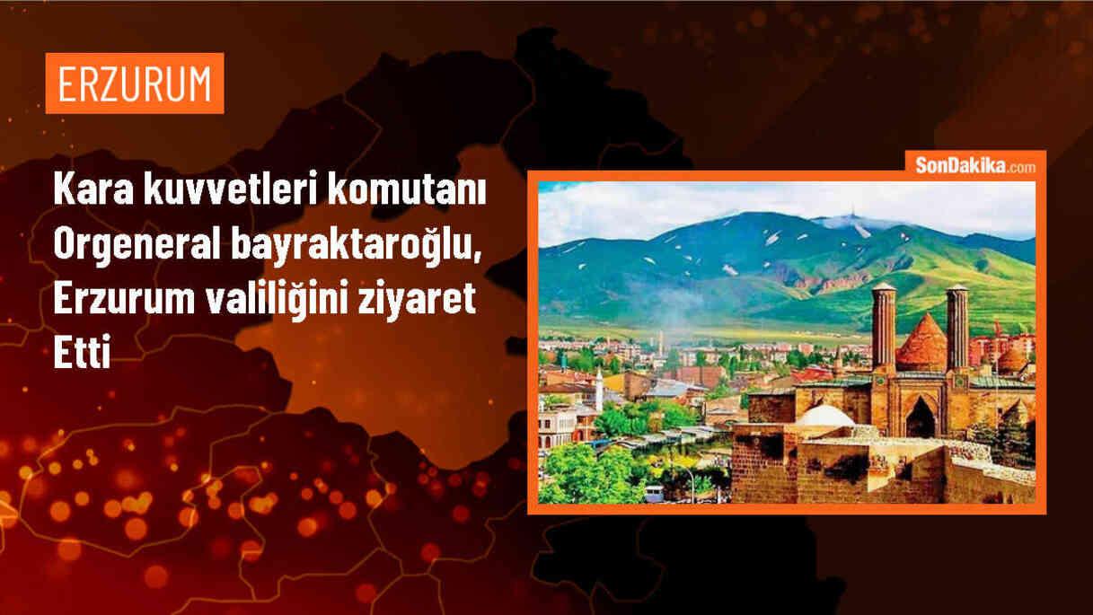 Kara Kuvvetleri Komutanı Erzurum Valisi\'ni ziyaret etti