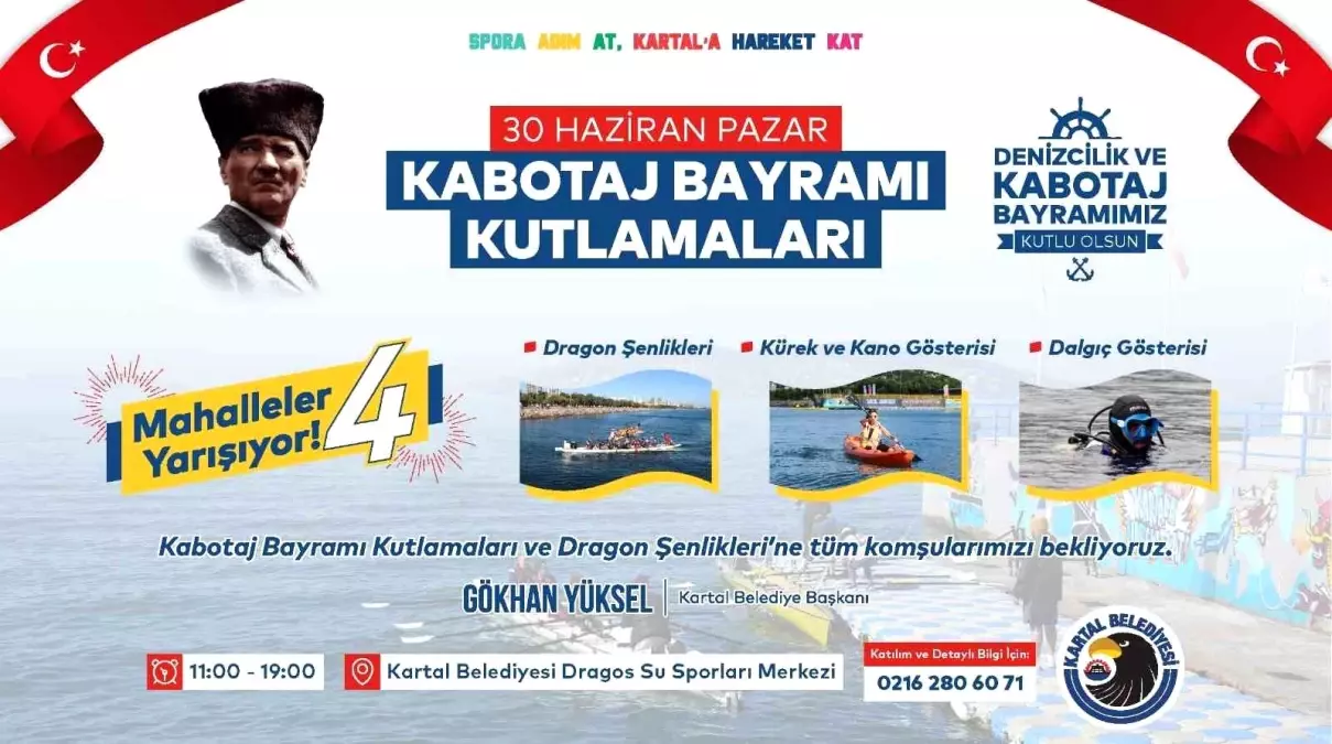 Kartal\'da Kabotaj Bayramı kutlamaları başlıyor