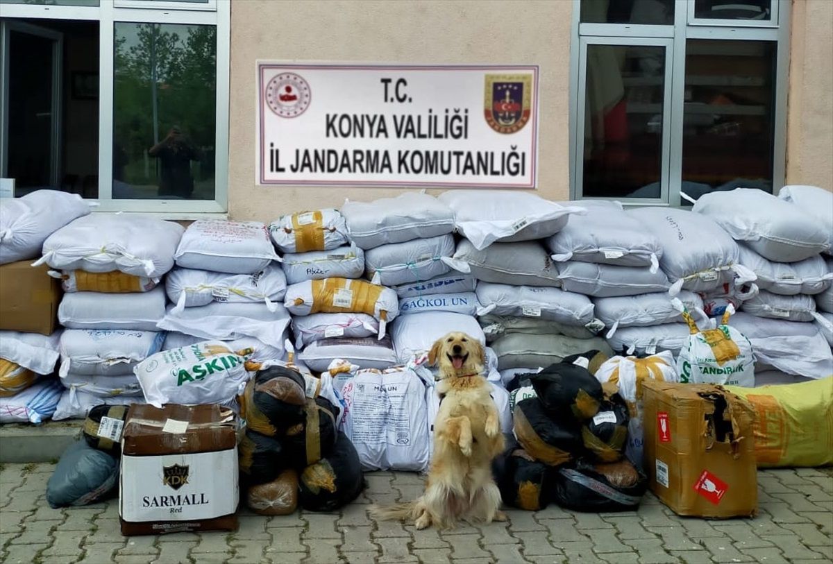 Akşehir\'de 1,9 Ton Kaçak Tütün Ele Geçirildi