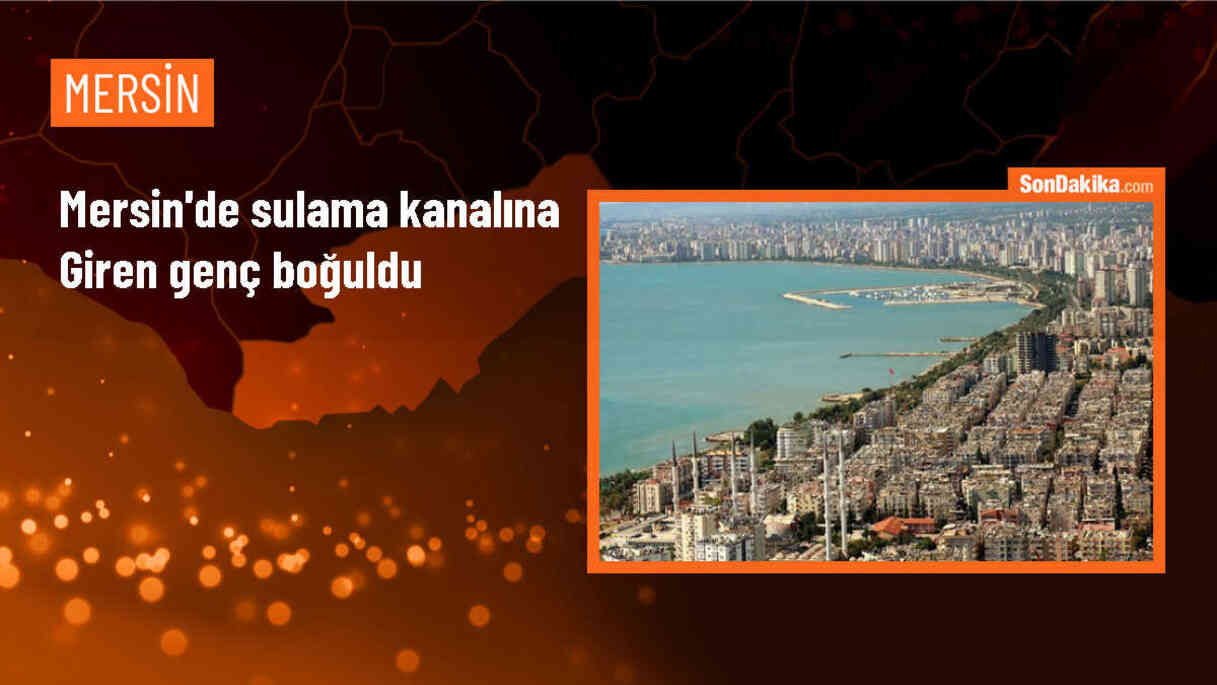 Tarsus\'ta Genç Sulama Kanalında Boğuldu