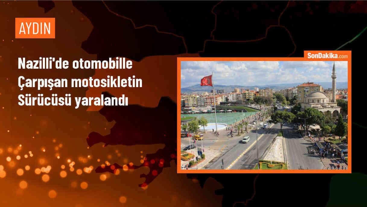 Nazilli\'de motosiklet kazası: Sürücü hastaneye kaldırıldı