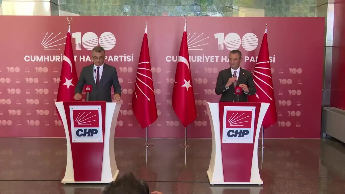 CHP Genel Başkanı Özgür Özel, KKTC CTP Genel Başkanı Tufan Erhürman ile Görüştü