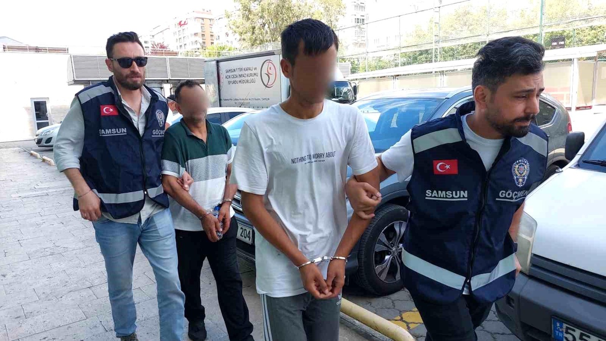 Samsun\'da Göçmen Kaçakçılığı Operasyonunda 5\'i Afgan 6 Kişi Gözaltına Alındı