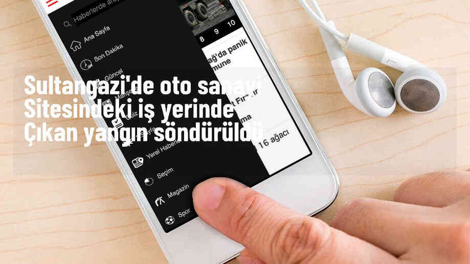 Sultangazi\'de Oto Sanayi Sitesinde Yangın Çıktı