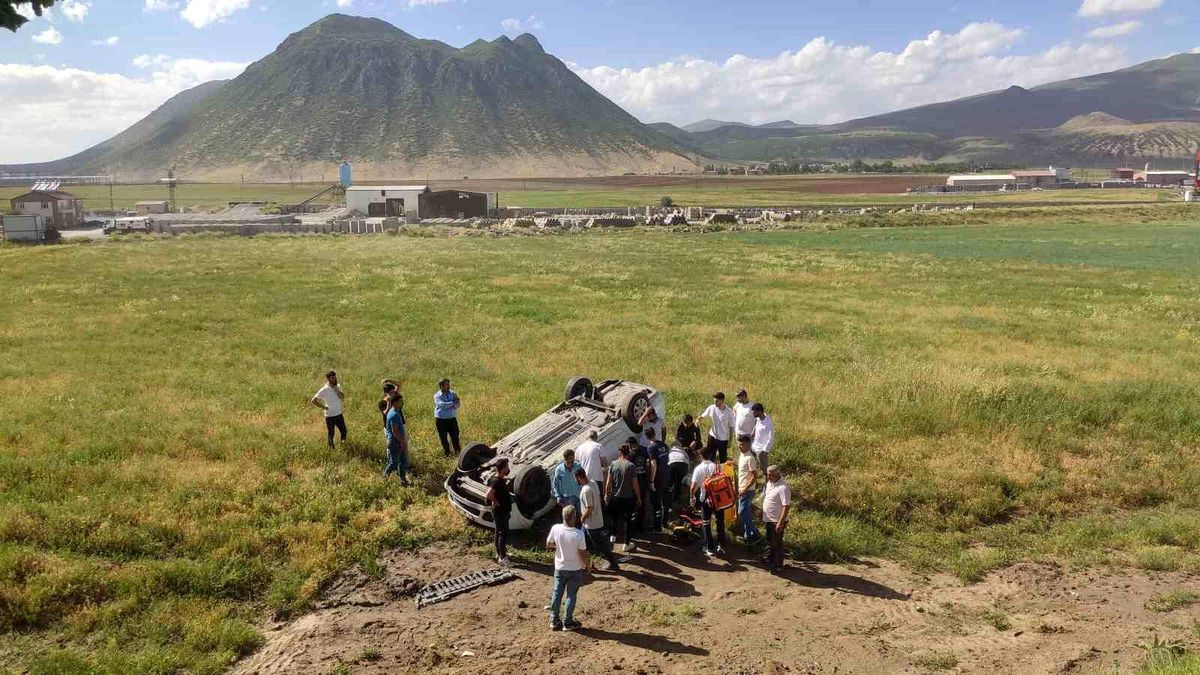 Bitlis\'te kamyonet şarampole yuvarlandı: Sürücü yaralandı