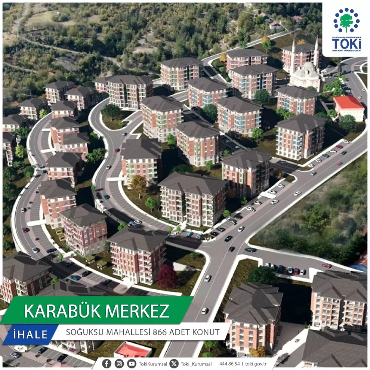 Karabük\'te Soğuksu TOKİ Projesi İhalesi Ağustos Ayında Yenilenecek