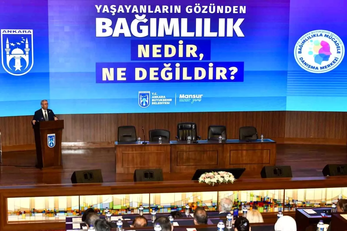 Ankara Büyükşehir Belediyesi Bağımlılıkla Mücadele Paneli Düzenledi