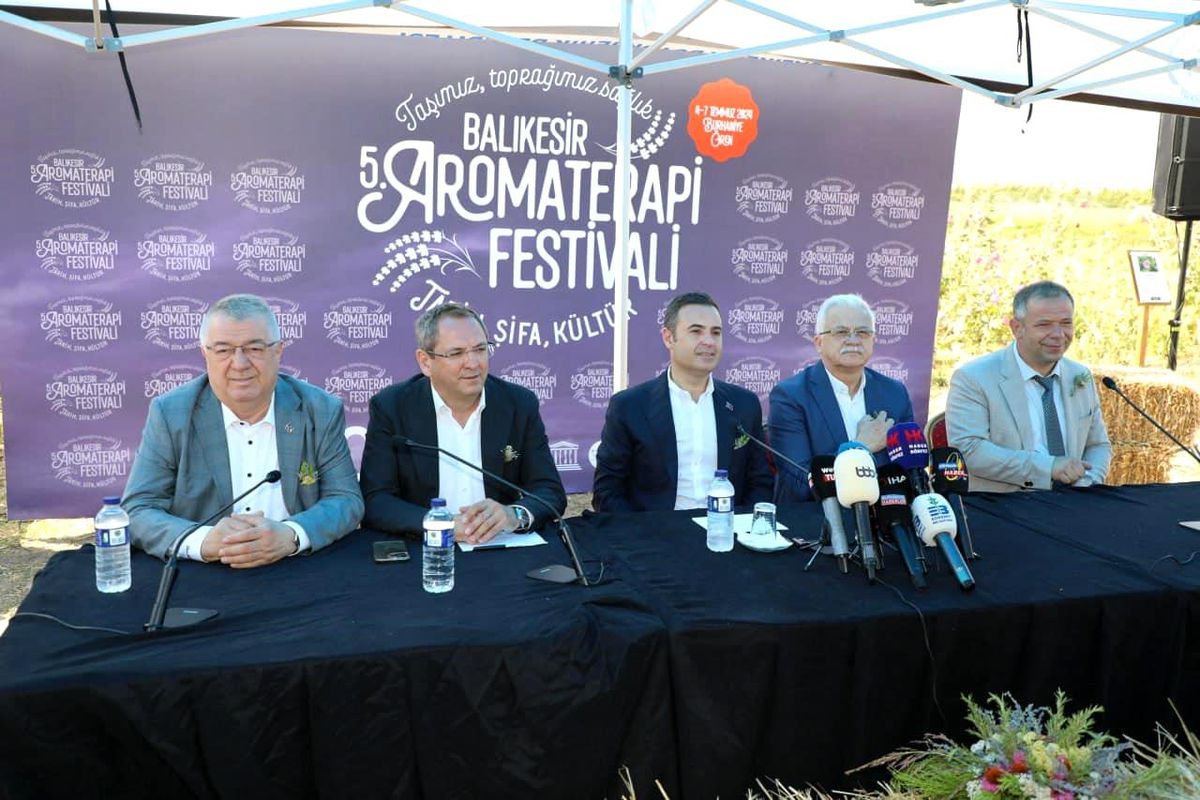 Balıkesir Aromaterapi Festivali Tanıtıldı