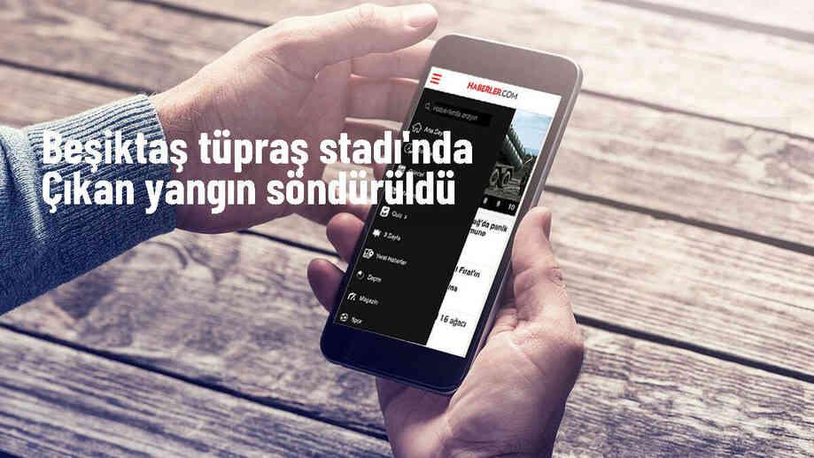 Beşiktaş Tüpraş Stadı\'nda Yangın Çıktı