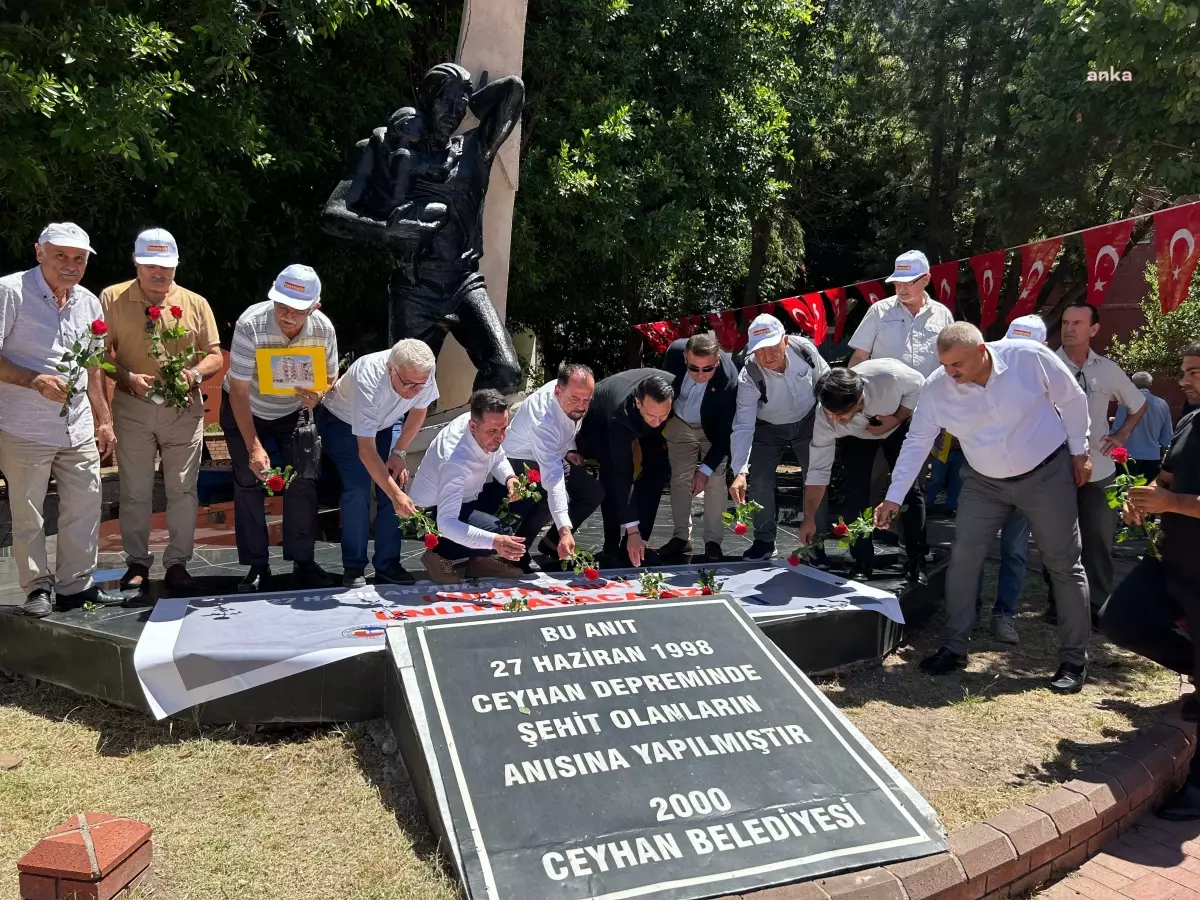 Ceyhan Belediyesi, Ceyhan Depremi\'nin 26. yılında anma programı düzenledi