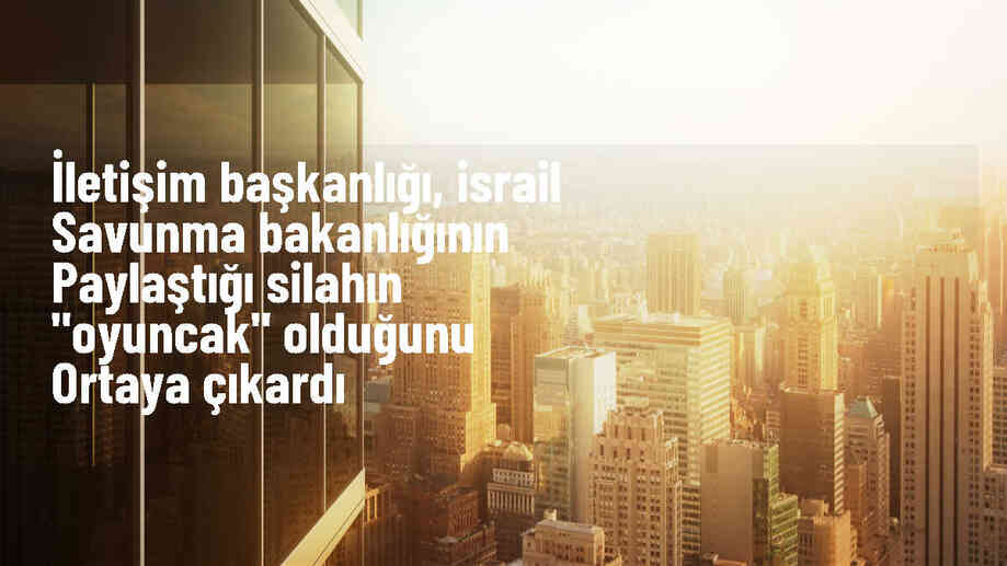 İsrail Savunma Bakanlığı\'nın paylaştığı görüntülerdeki silahın gerçek olmadığı tespit edildi