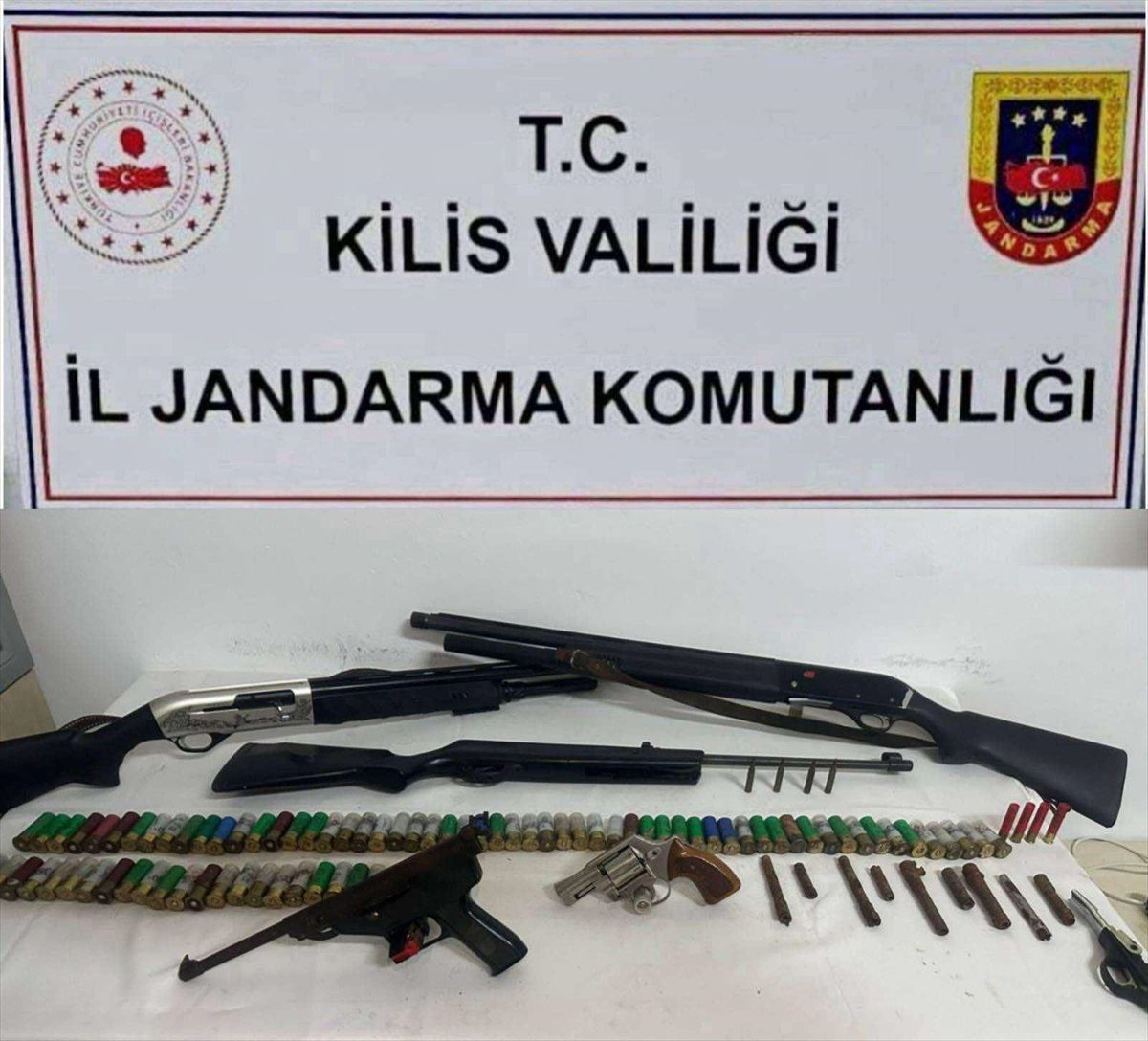 Kilis\'te silah kaçakçılığı operasyonunda 1 şüpheli yakalandı