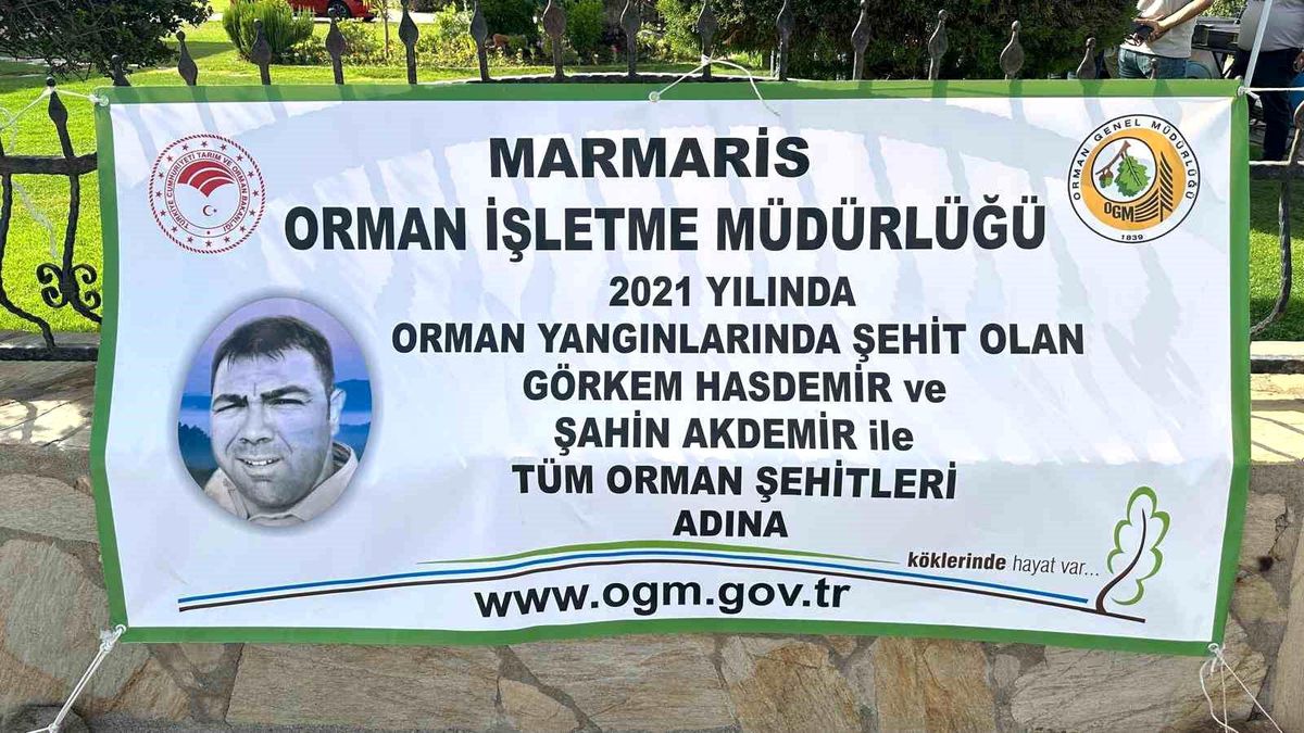 Muğla\'da Orman İşçisi Görkem Hasdemir\'in Şehadet Yıl Dönümünde Lokma Hayrı Düzenlendi