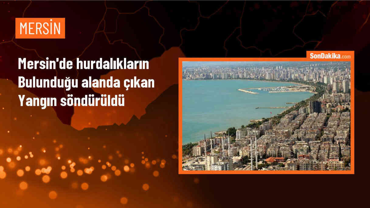 Silifke\'de Sanayi Sitesinde Yangın Söndürüldü