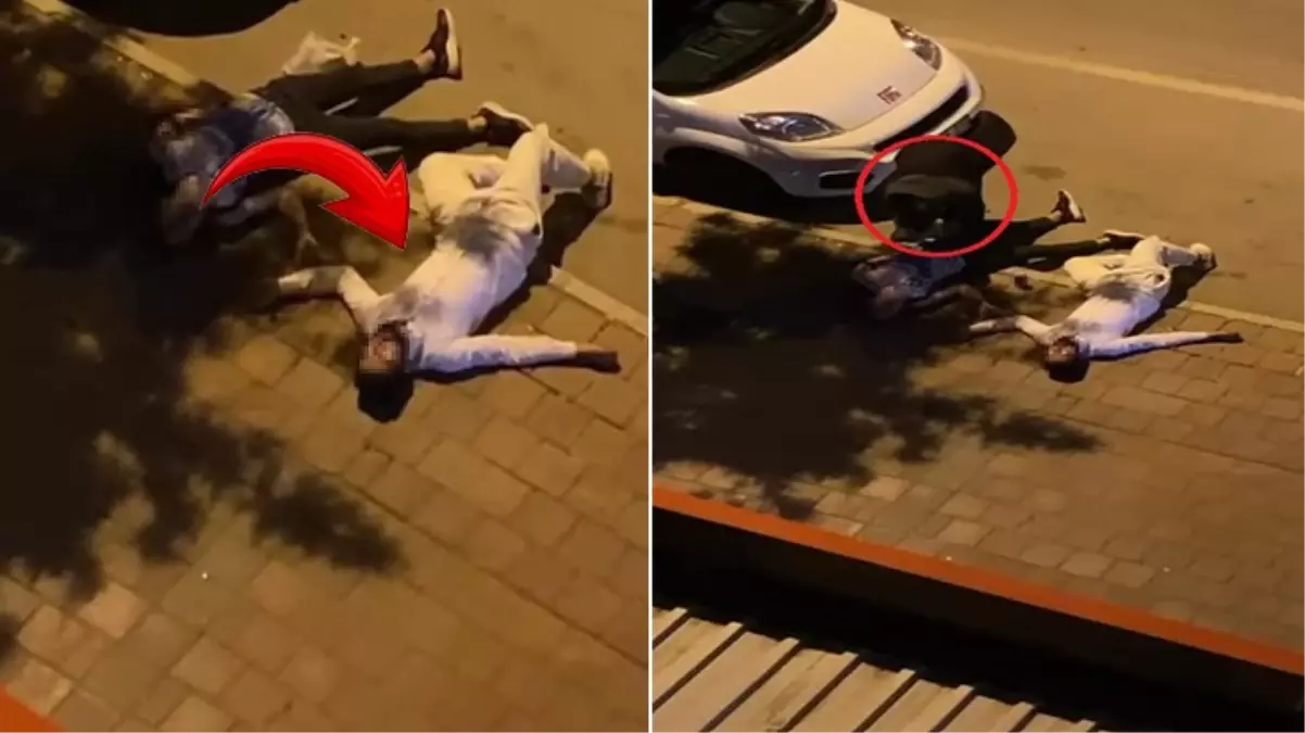 Kaldırımda sızan kişilerin başlarına gelmeyen kalmadı