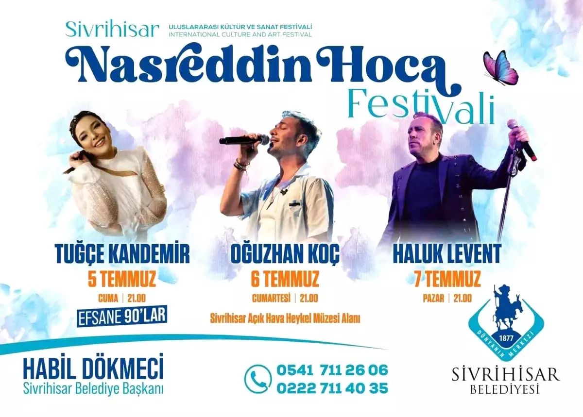 Sivrihisar Uluslararası Nasreddin Hoca Kültür ve Sanat Festivali Başlıyor