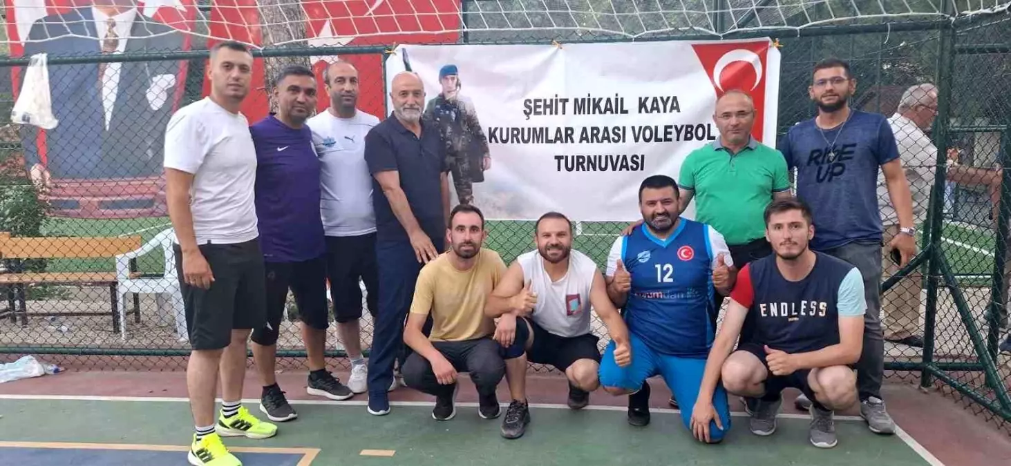 İskilip\'te Şehit Mikail Kaya adına voleybol turnuvası düzenlendi