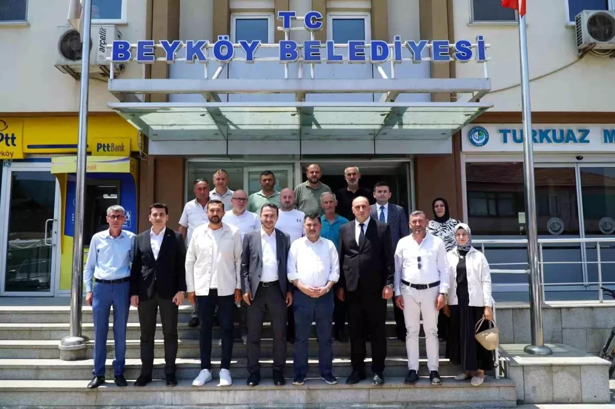 AK Parti Heyeti Kaynaşlı, Beyköy ve Gölyaka Belediye Başkanlarına Hayırlı Olsun Ziyaretinde Bulundu