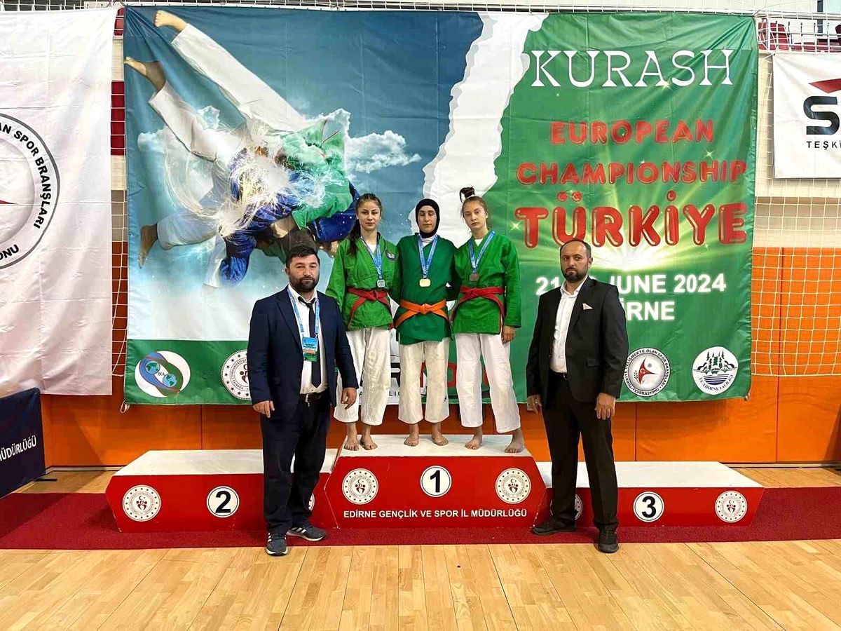 Bilecikli Sporcular Avrupa Kuraş Şampiyonasında 5\'te 5 Yaptı
