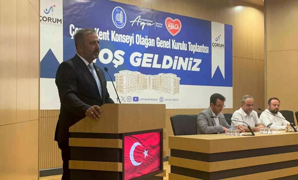 Çorum Kent Konseyi\'nin yeni başkanı İsmail Yağbat oldu