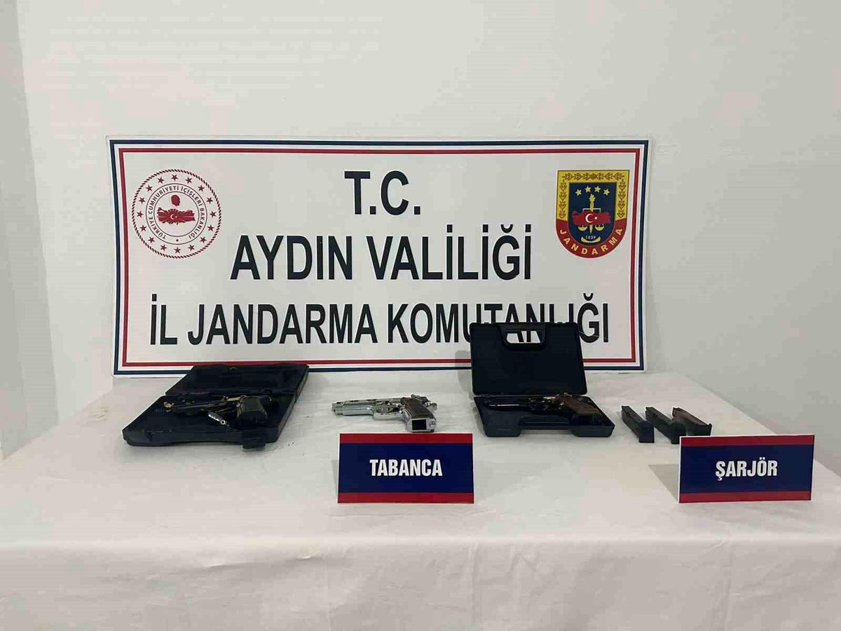 Aydın\'da 7 Ruhsatsız Tabanca Ele Geçirildi
