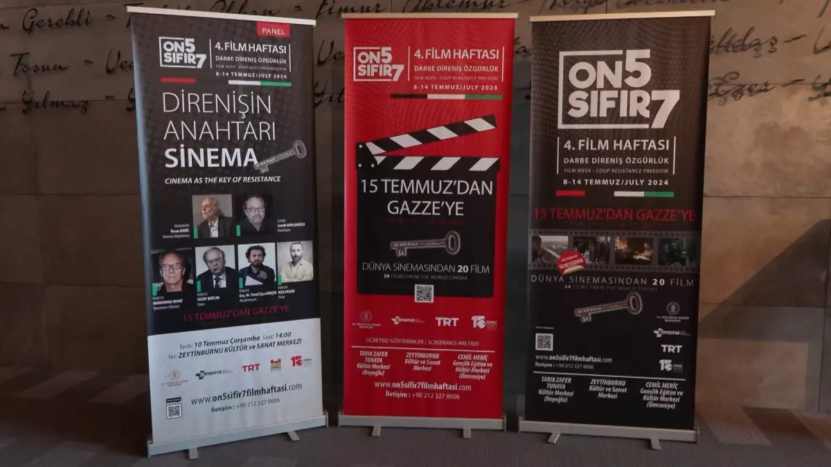 15 Temmuz Derneği, On5Sıfır7 Film Haftası\'nın tanıtımını yaptı