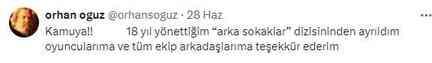 18 yıldır yönettiği Arka Sokaklar'dan ayrılan yönetmen Orhan Oğuz konuştu: Diziyi ben bırakmadım