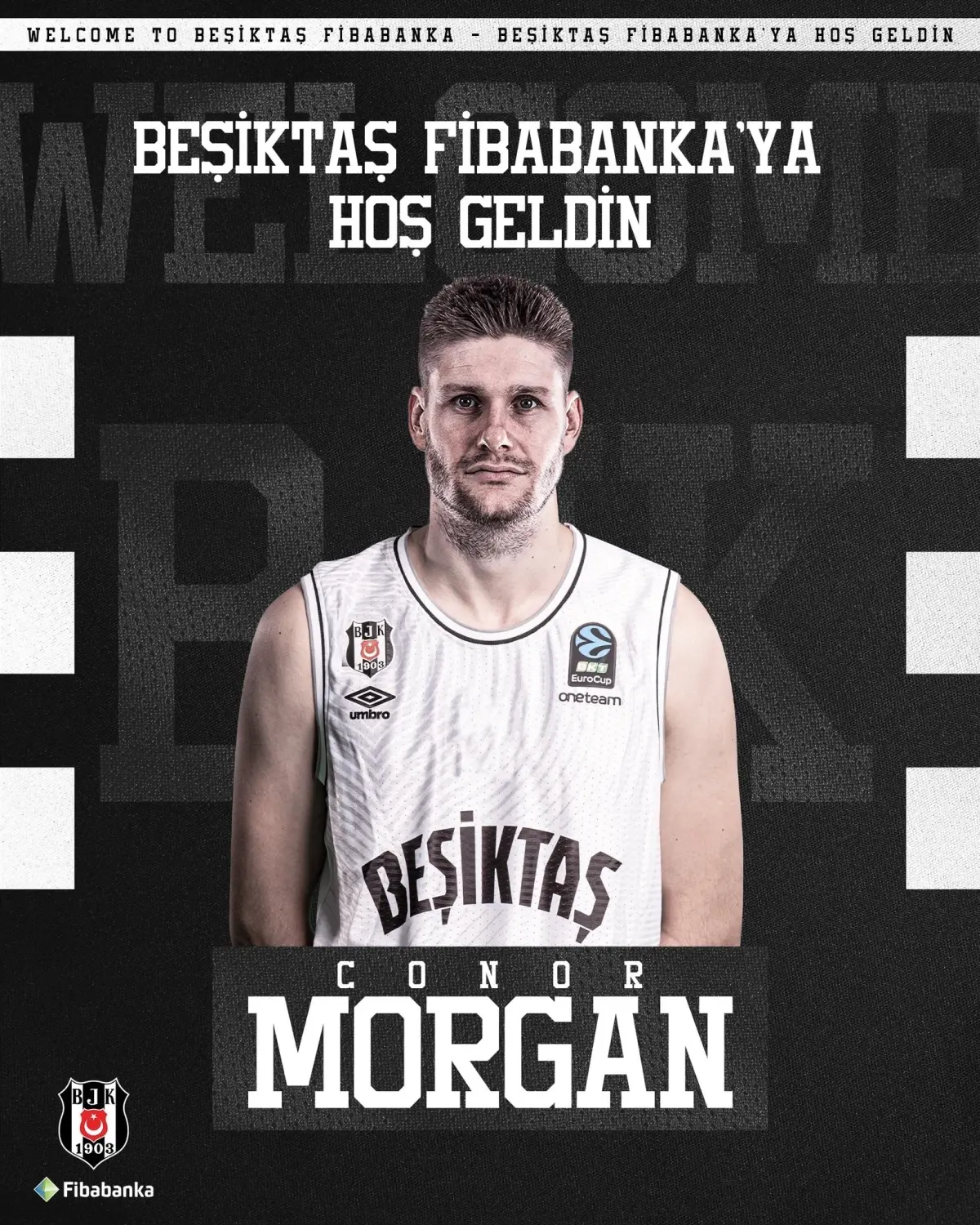 Beşiktaş, Kanadalı uzun forvet Conor Morgan\'ı kadrosuna kattı