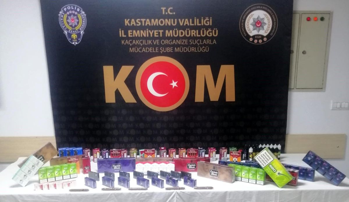 Kastamonu\'da 217 Adet Bandrolsüz Sigara Ele Geçirildi