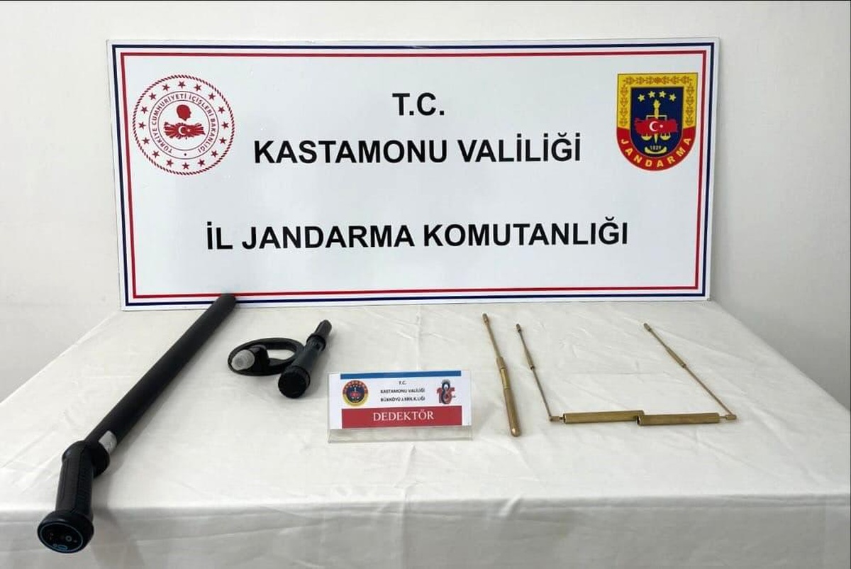 Kastamonu\'da Kaçak Kazı Yapan 5 Şahıs Yakalandı