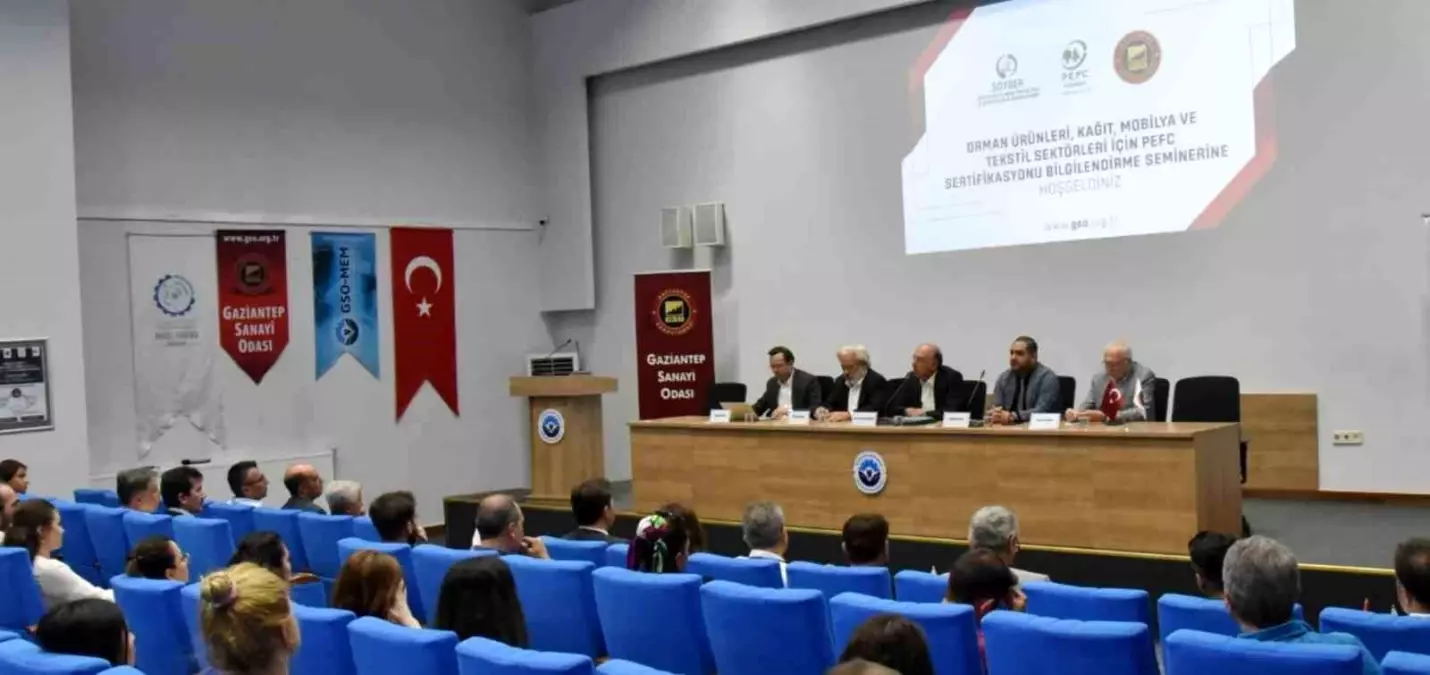 Gaziantep Sanayi Odası ve SOYDER, Orman Ürünleri için Sertifikasyon Semineri Düzenledi