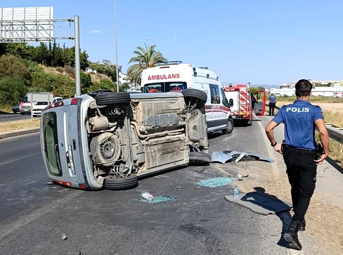 Manavgat\'ta trafik kazası: Güvenlik kameraları gerçeği ortaya çıkardı