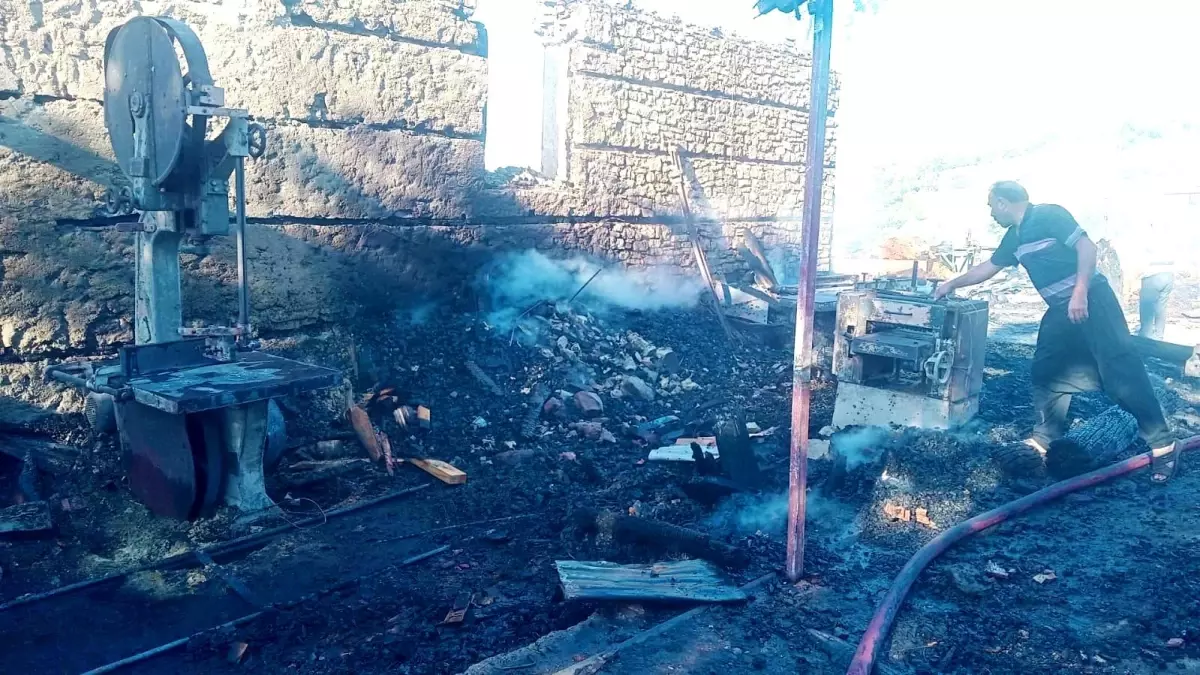 Adana Kozan\'da çıkan yangında ev, buğday deposu ve iş yeri kullanılamaz hale geldi