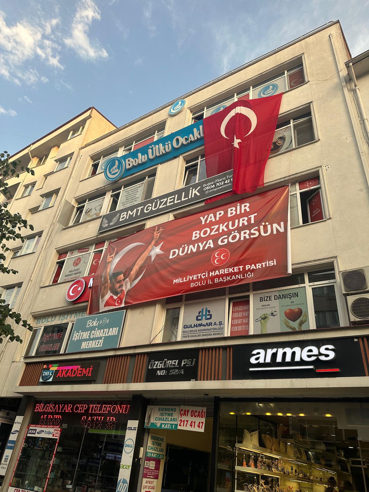 MHP Bolu İl Başkanlığı, Melih Demiral\'a Destek Verdi