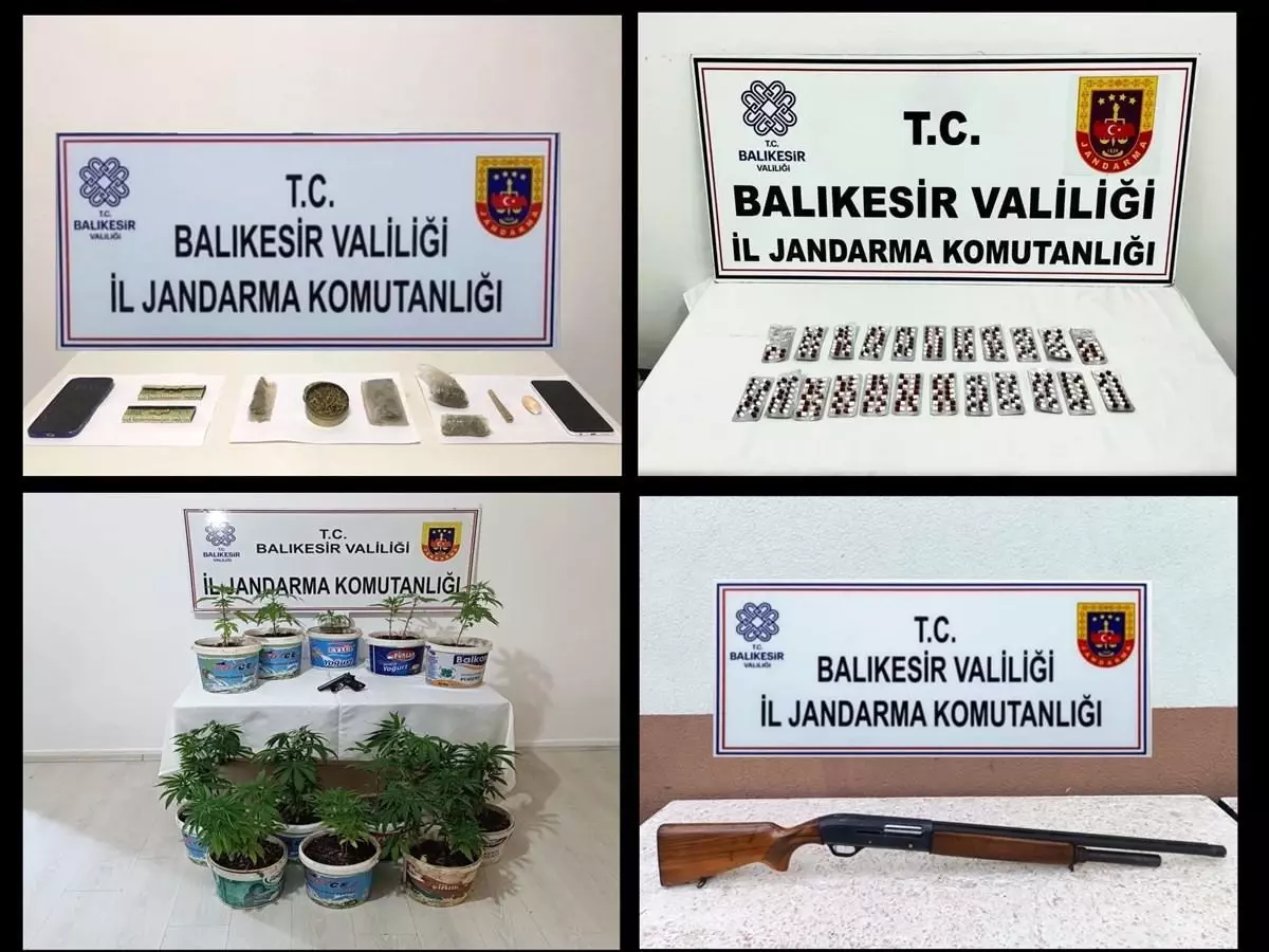 Balıkesir\'de Uyuşturucu Ticaretine Yönelik Operasyon: 6 Gözaltı