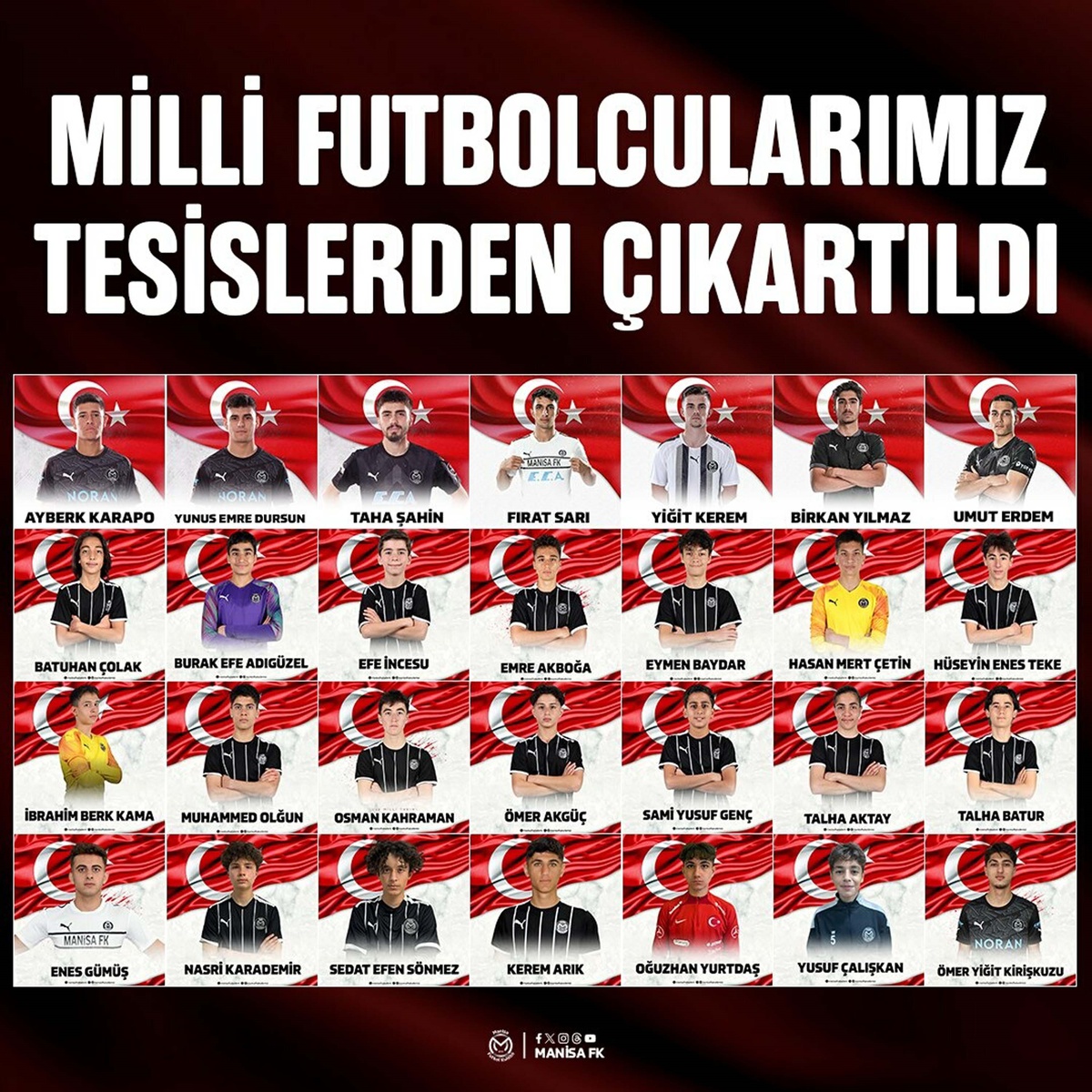 Manisa Futbol Kulübü Akademisi futbolcuları tesislerden çıkarıldı