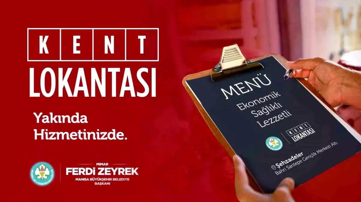 Manisa Büyükşehir Belediyesi \'Kent Lokantası\' projesini hayata geçiriyor
