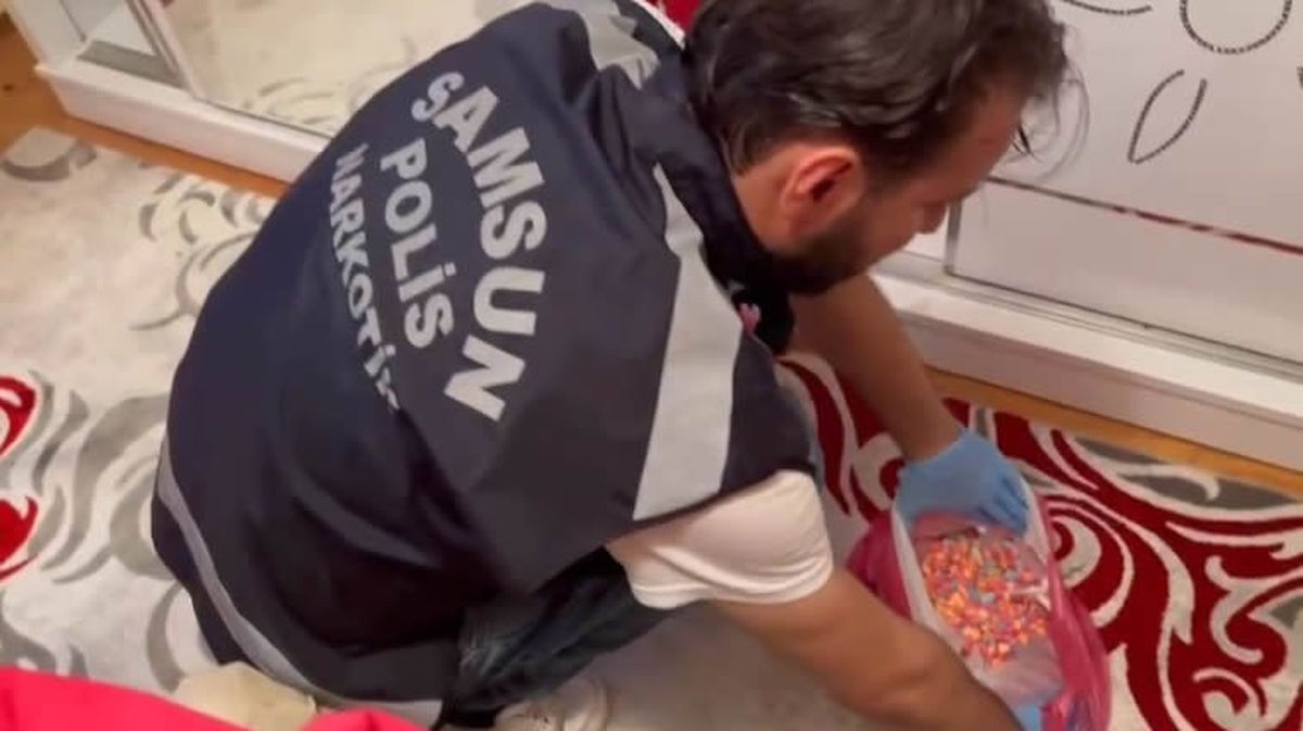 Samsun\'da 3,5 Milyon Lira Değerinde Uyuşturucu Ele Geçirildi