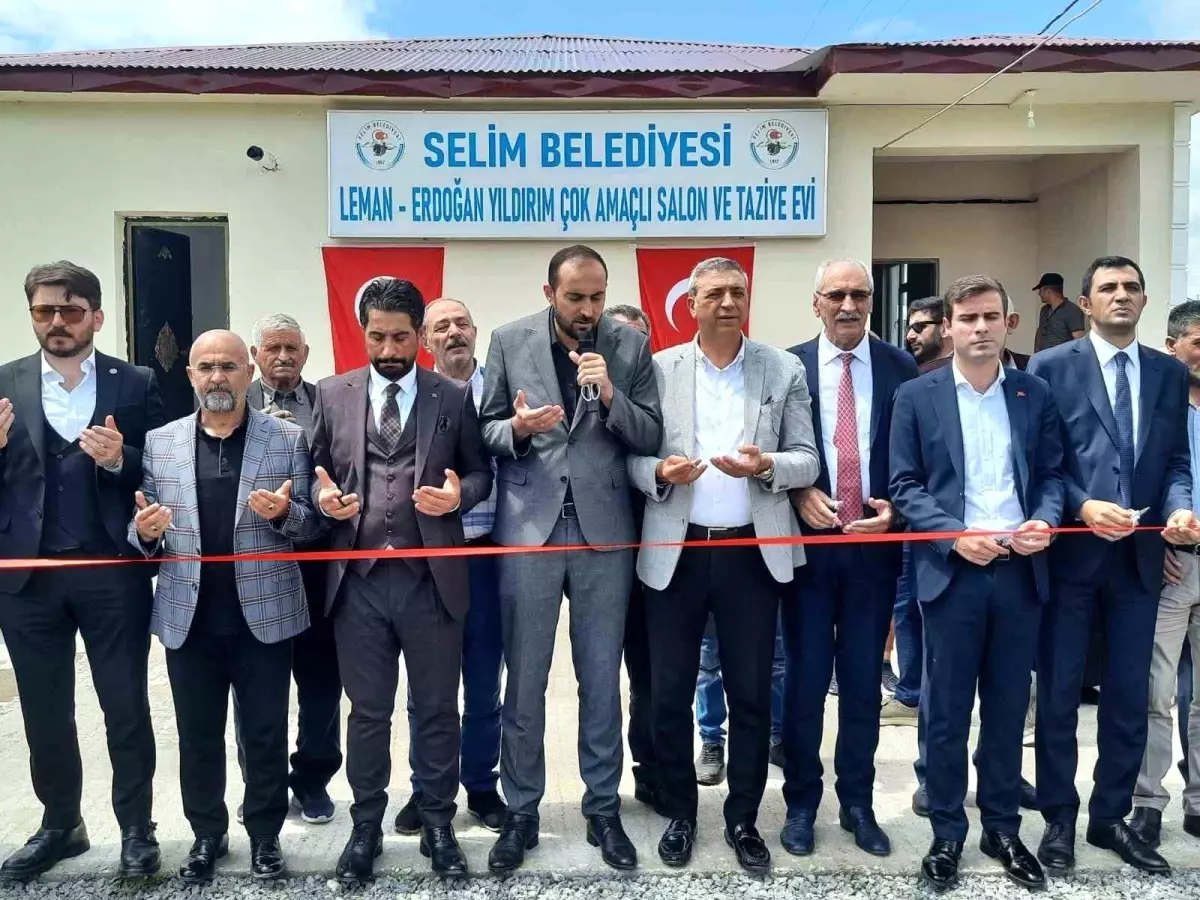 Selim\'de iş insanı tarafından yaptırılan Çok Amaçlı Salon ve Taziye Evi\'nin açılışı yapıldı